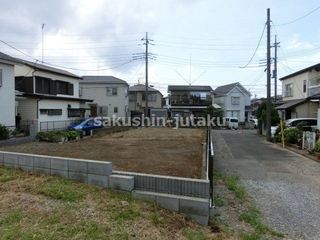 八千代市八千代台北１７丁目　売地　更地渡し　約７6坪の整形地　６ｍ公道面　建築条件なしの外観
