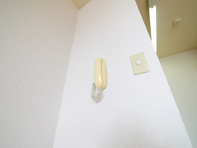 メゾンヴェール　Ａのセキュリティ|インターホン付きで安心ですね。