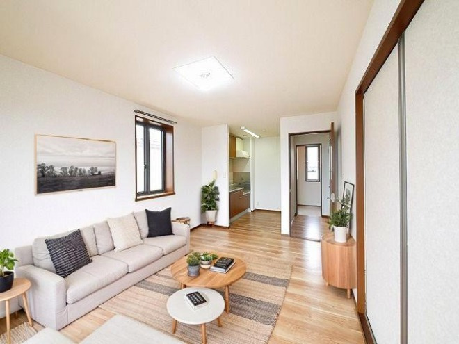 メゾンヴェール　Ａの居間・リビング|CGで家具等を配置したもので家具等は含まれません
