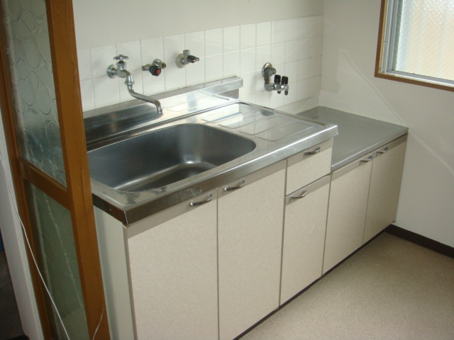 【キッチン】 | 丸カントリーコーポ | きれいなキッチンです