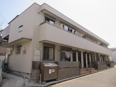 【外観】 | アンベリール（八戸ノ里賃貸） | 落ち着いた雰囲気の外観です