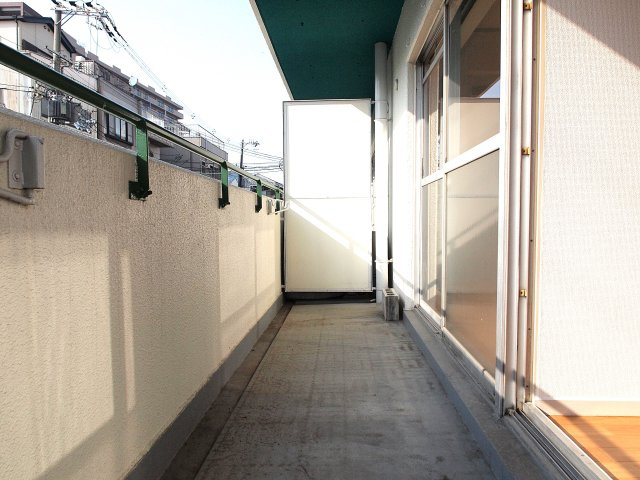 ハイツ鍛冶のバルコニー