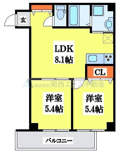【間取り】 | グランガーデン足代新町
