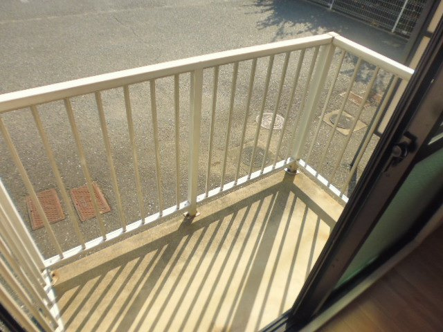 レインボーハイツＢのバルコニー