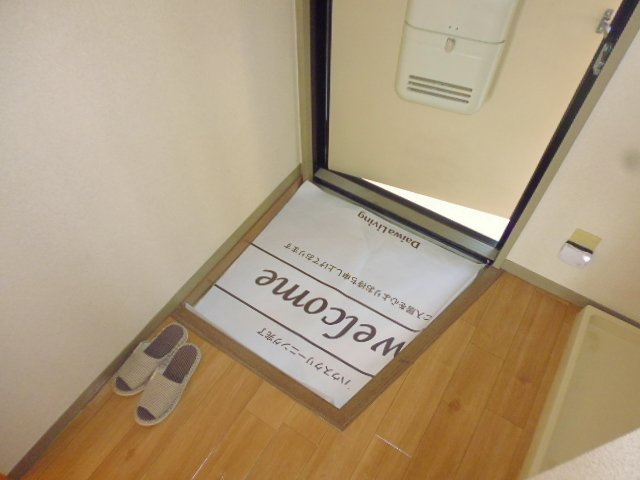 レインボーハイツＢの玄関