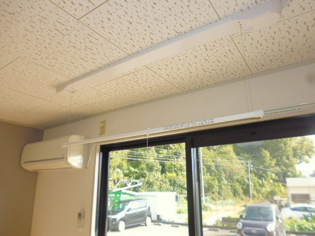 レインボーハイツＢのその他共用部分|室内物干し