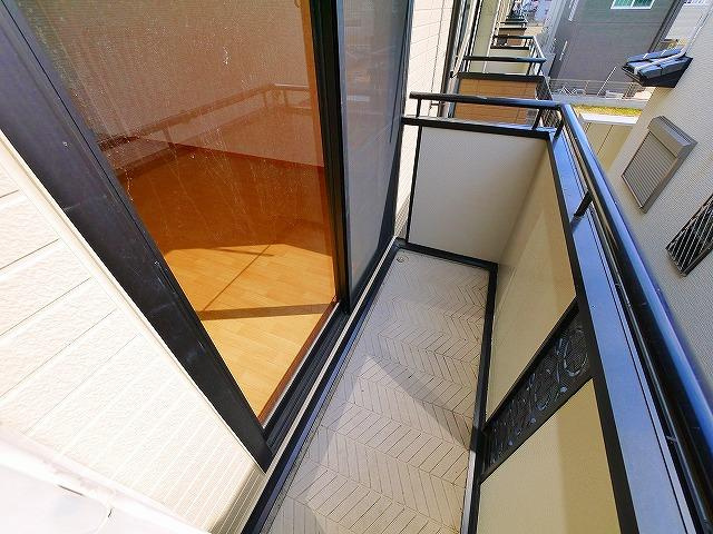 バードヒル　Ａ棟（上之庄）のバルコニー|お洗濯にも便利なバルコニー付き