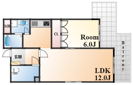 ワコーレ篠原中町の間取り