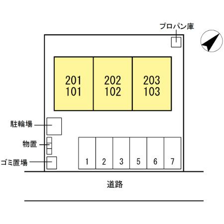 ピュアメゾンの区画図