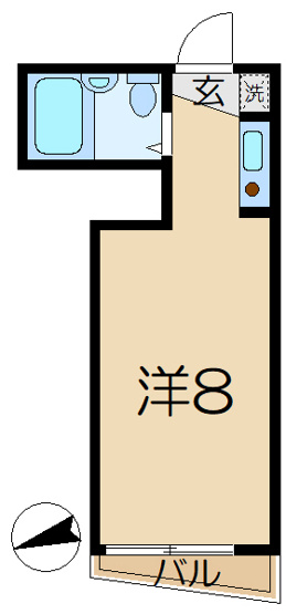 【間取り】 | パティオ大岡