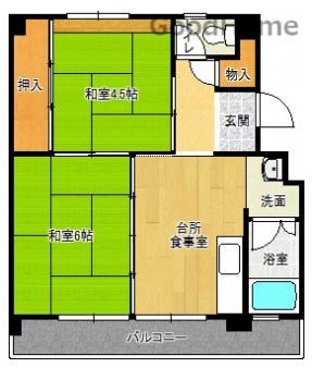 【間取り】 | 有野団地 | 有野団地（GoodHome）