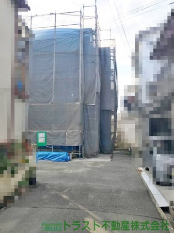 明石市別所町　新築戸建の前面道路含む現地写真|4/12現在。