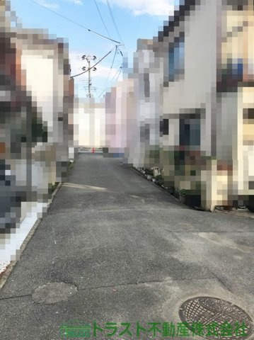 明石市別所町　新築戸建の前面道路含む現地写真|4/12現在。