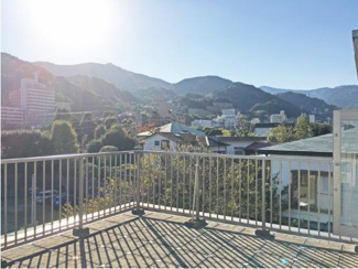 【展望】 | 湯河原の山々と町並みを一望出来ます