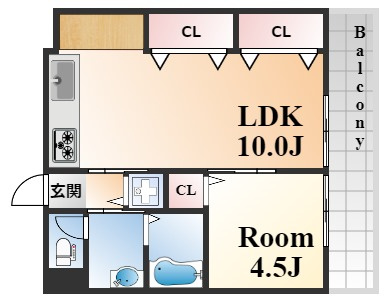 グレイスハイツ六甲の間取り