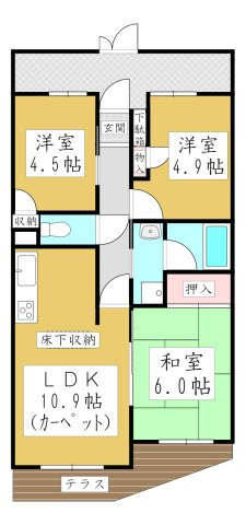 【間取り】 | ラプラージュ