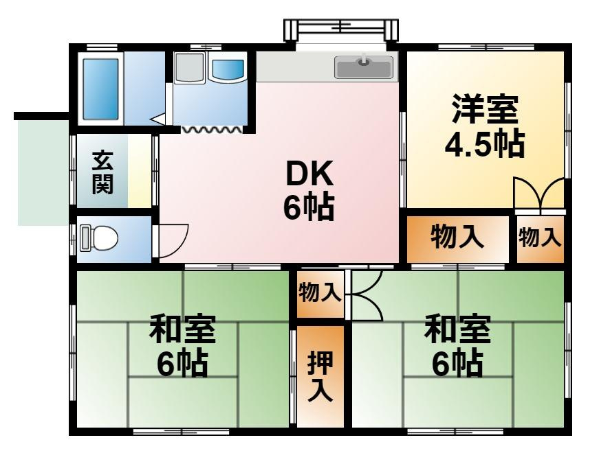 松本戸建の間取り
