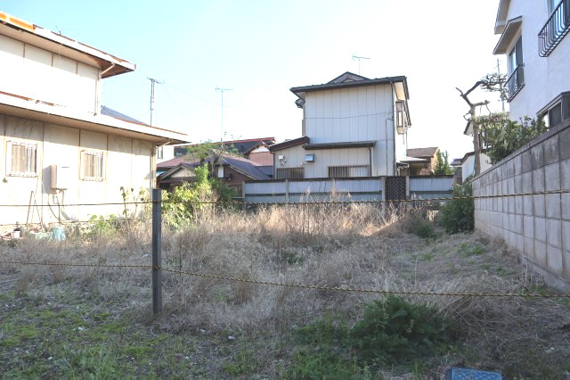 花見川区幕張町５丁目　売地　建築条件なし　幕張駅徒歩４分の立地　車は不可