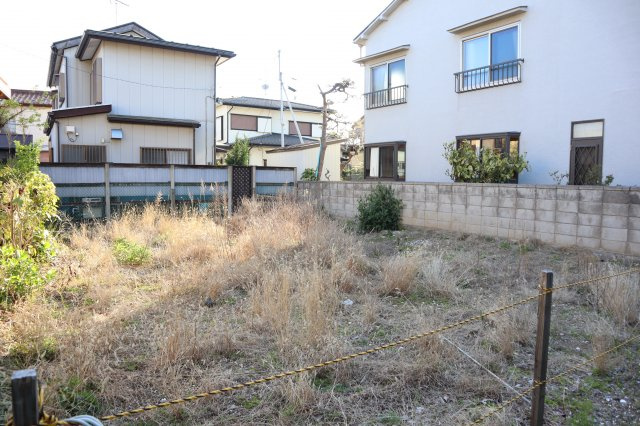 花見川区幕張町５丁目　売地　建築条件なし　幕張駅徒歩４分の立地　車は不可の外観