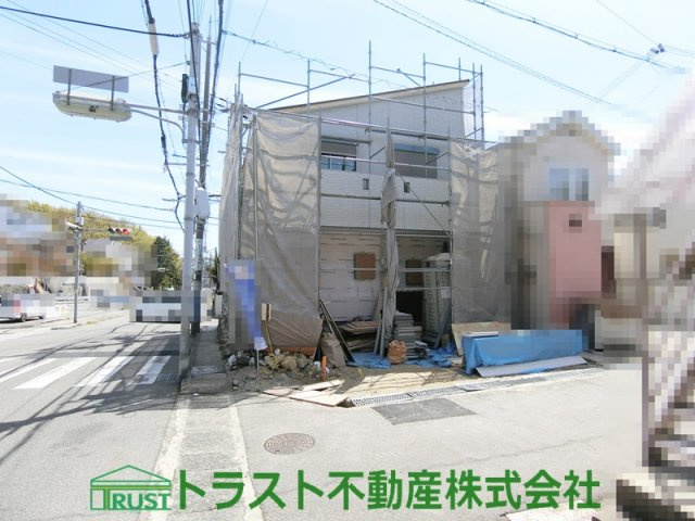 神戸市垂水区多聞台3丁目　新築戸建の前面道路含む現地写真