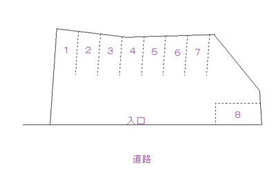 【区画図】 | 肥塚3丁目駐車場