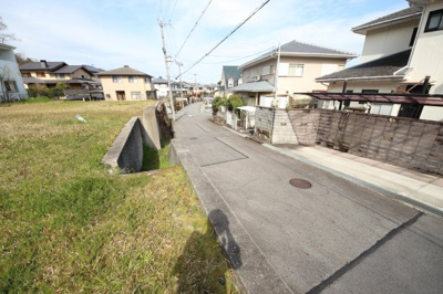 【前面道路含む現地写真】 | 大津市花園町21　土地分譲