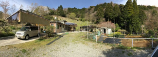 【外観】 | ガレージや母屋が建ちならんでいます