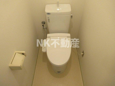 【トイレ】 | コーポラス小阪（河内小阪賃貸） | 清潔感のあるトイレです