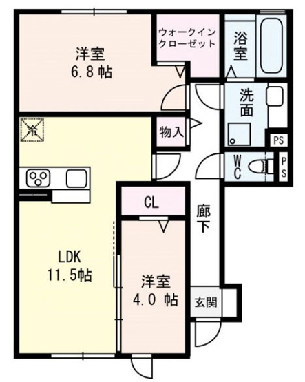 【間取り】 | ロイヤルMaedaⅡ