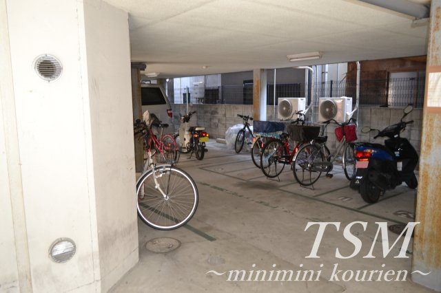 寿ハイツのその他共用部分|敷地内駐輪場