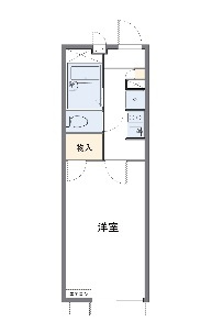 レオパレスフジニューコートの間取り