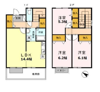 【間取り】 | サン・サン・ハイム