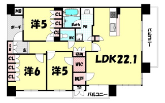 【間取り】 | 六甲アイランドCITY　W7Residence　SKY　NOTE