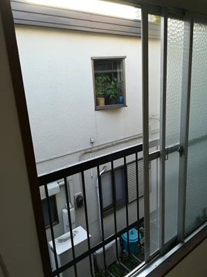 【展望】 | マイハイツ | 南側窓からの風景　日中は日当たり良好です。