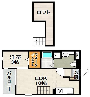 ソレイユⅠの間取り