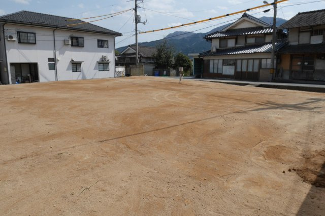 津山市加茂町塔中　売土地136坪|北西角→東南方向