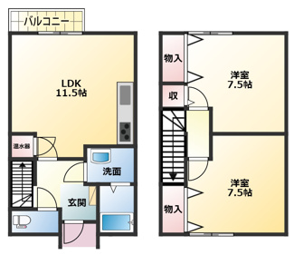 【間取り】 | クルー飛鳥