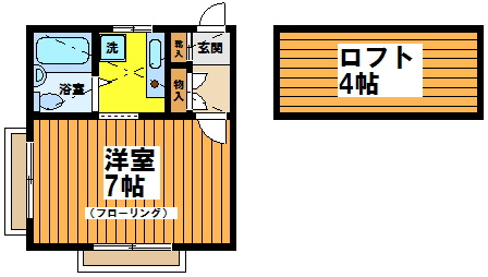 【間取り】 | サンフラット幡ヶ谷