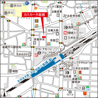 【地図】 | カスカータ高槻