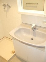 ボナール鶴の洗面所|大型洗面台