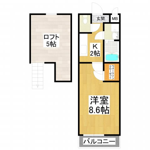 【間取り】 | エステ・ラグーナ八番館