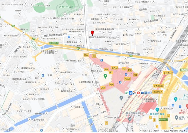 鶴屋町共同ビル（SYビル）の地図
