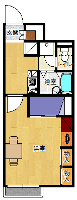 【間取り】 | レオパレスエヌセンジュ | レオパレスＮ千寿 (GoodHome)