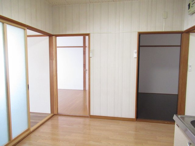 ムツミハイツＢの内装|明るい色調の室内です