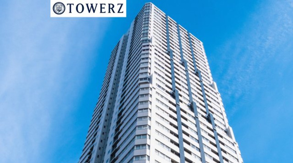 【外観】 | 【外観】大阪地下鉄の穴場線！四つ橋線の肥後橋駅直結、地上46階建て免震タワーマンション☆