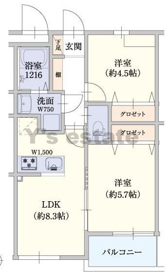 【間取り】 | ステディ東大阪太平寺