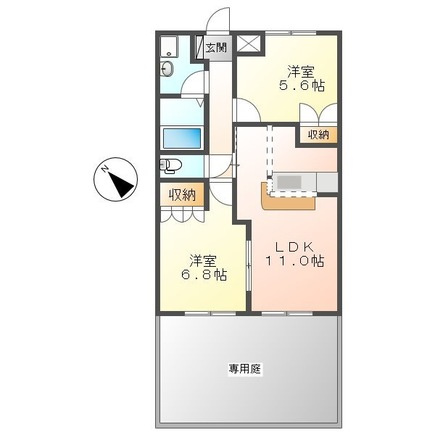 フレンドハウスの間取り