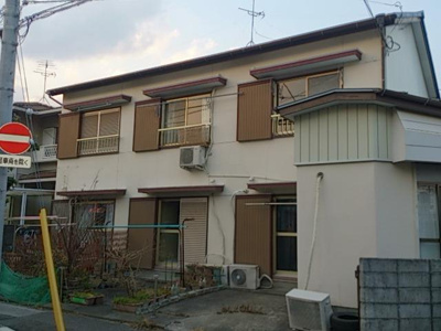 【外観】 | 湘南ハイツ | 2階建てです。