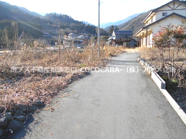 売地の外観|北側前面道路状況