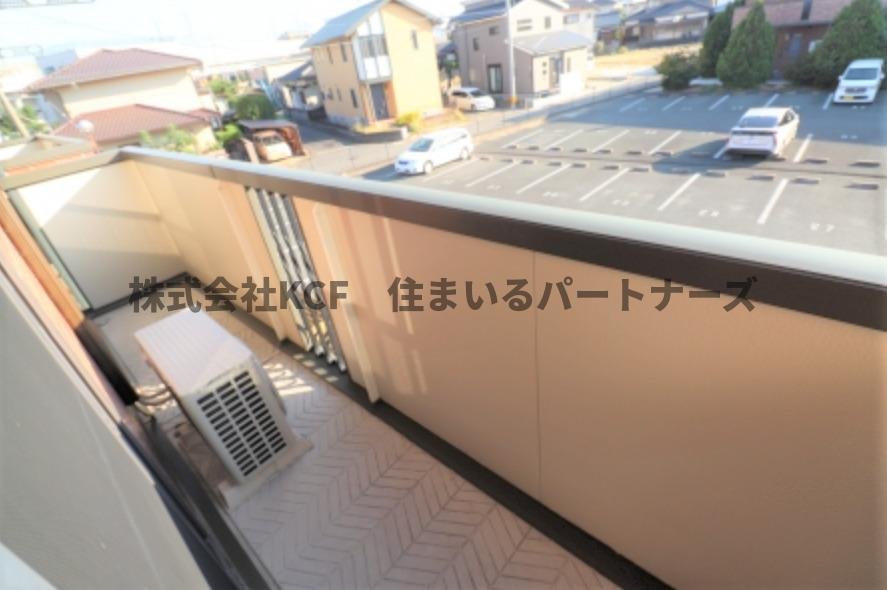 メルベーユ・ドミールA棟のバルコニー|バルコニー付きです